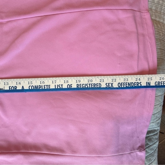 Greg Norman Collection Pink Fitted Polo Short Sleeve Top Size Medium - Picture 5 of 11